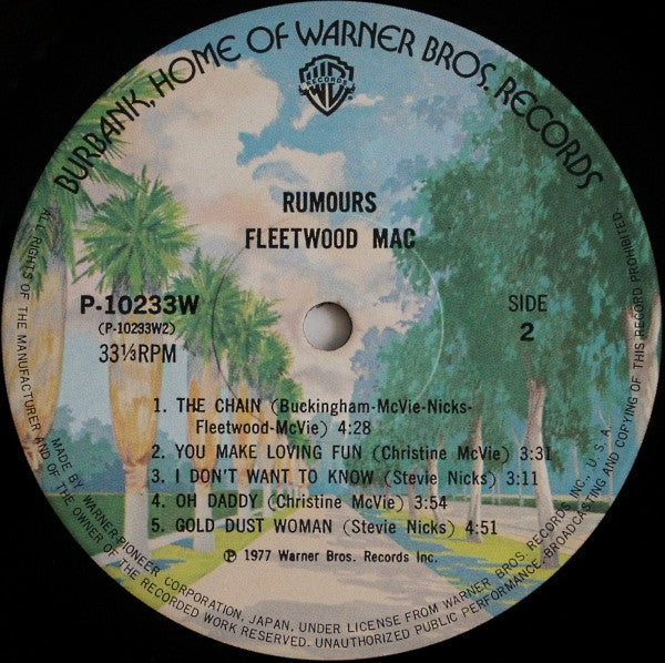 Fleetwood Mac - Rumors (Vinyl, LP, Album) Very Good Plus (VG+) / Very Good Plus (VG+)