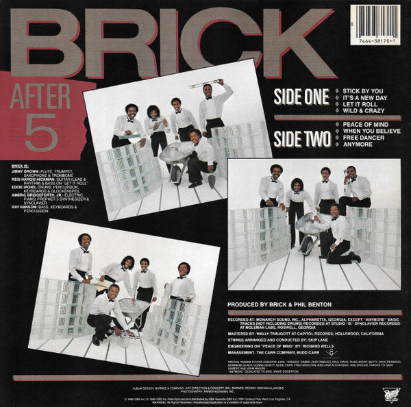 Brick - After 5 (Vinyl, LP, Album) Very Good (VG) / Good (G)