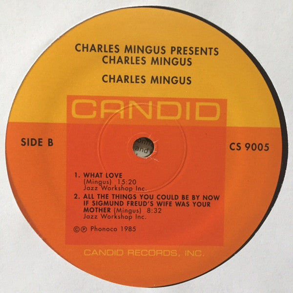 Charles Mingus - Presents Charles Mingus (Vinyl, LP, Album, Stereo, Reissue) Very Good Plus (VG+) / Very Good Plus (VG+)