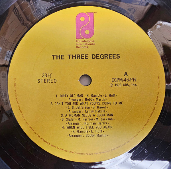 The Three Degrees - The Three Degrees (Vinyl, LP, Album) Very Good Plus (VG+) / Very Good Plus (VG+)