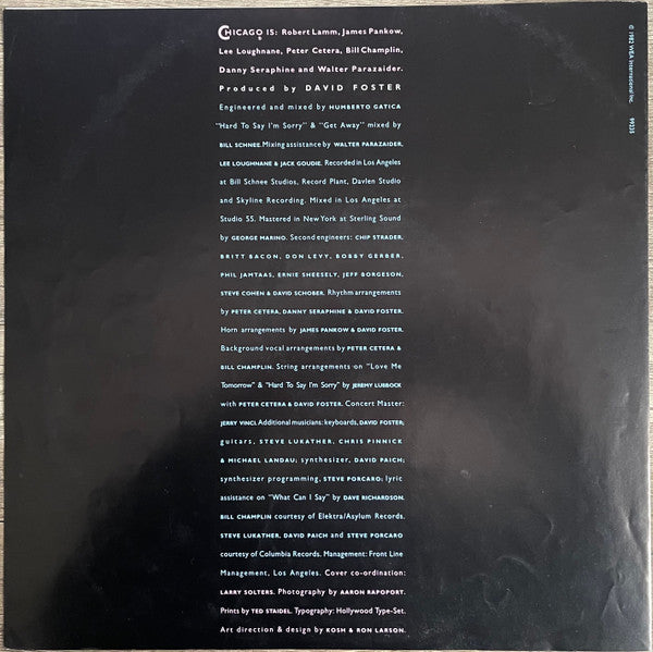 Chicago (2) - Chicago 16 (Vinyl, LP, Album, Stereo) Very Good Plus (VG+) / Very Good (VG)