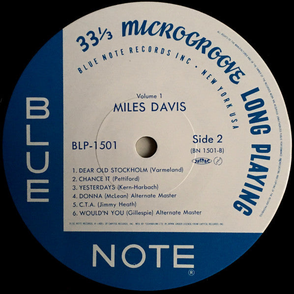Miles Davis - Volume 1 (Vinyl, LP, Compilation, Mono, Reissue, Remastered) Near Mint (NM or M-) / Very Good Plus (VG+)