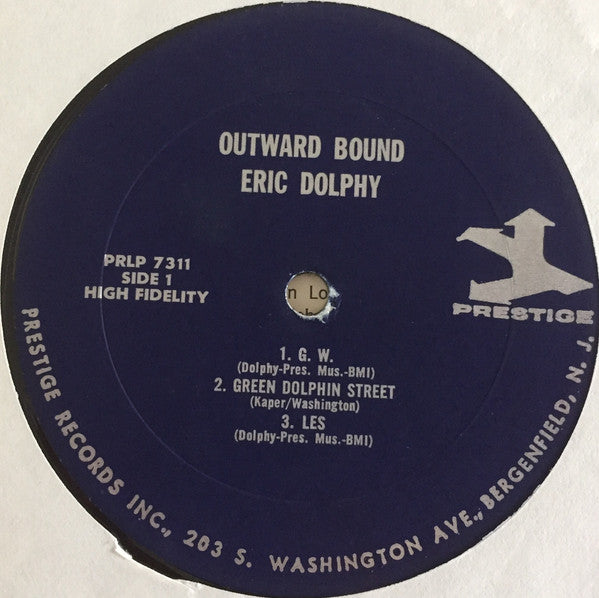 Eric Dolphy - Outward Bound (Vinyl, LP, Album, Reissue, Mono) Very Good (VG) / Very Good (VG)