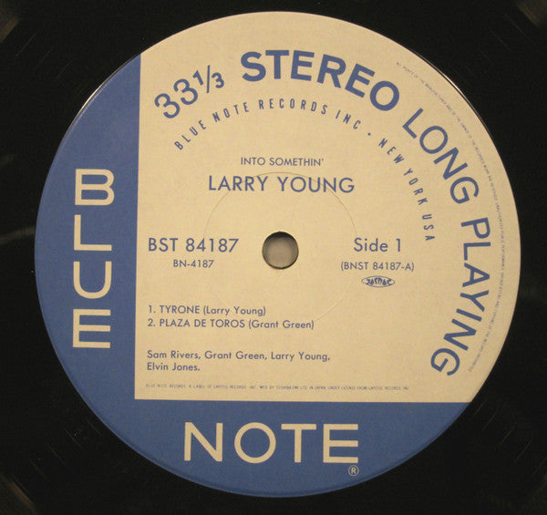 Larry Young - Into Somethin' (Vinyl, LP, Album, Stereo, Reissue, Limited Edition) Near Mint (NM or M-) / Very Good Plus (VG+)