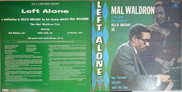 Mal Waldron - Left Alone (Vinyl, LP, Album, Reissue, Stereo)