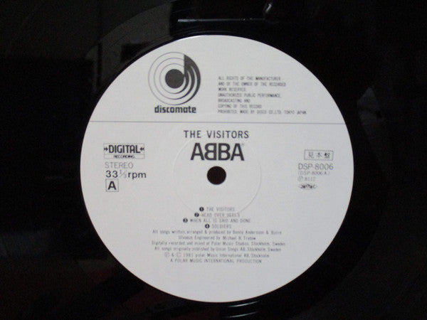 ABBA - The Visitors (Vinyl, LP, Album, Promo) Very Good Plus (VG+) / Very Good Plus (VG+)