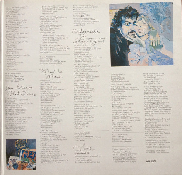 Joni Mitchell - Wild Things Run Fast (Vinyl, LP, Album, Stereo)