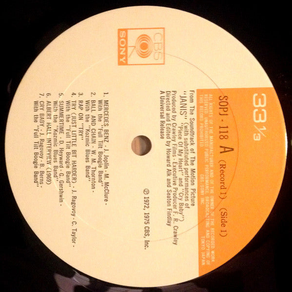 Janis Joplin - Janis (2xVinyl, LP, Compilation, Mono) Very Good Plus (VG+) / Very Good Plus (VG+)