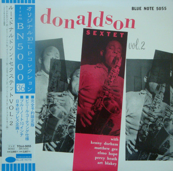 Lou Donaldson Sextet - Lou Donaldson Sextet Volume 2 (Vinyl, LP, 10", Album, Limited Edition, Reissue, Mono) Near Mint (NM or M-) / Near Mint (NM or M-)