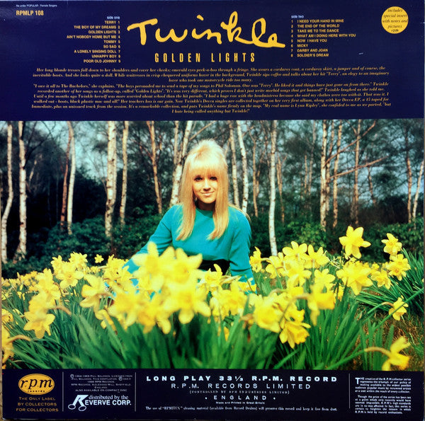Twinkle (3) - Golden Lights (Vinyl, LP, Compilation) Good Plus (G+) / Very Good (VG)