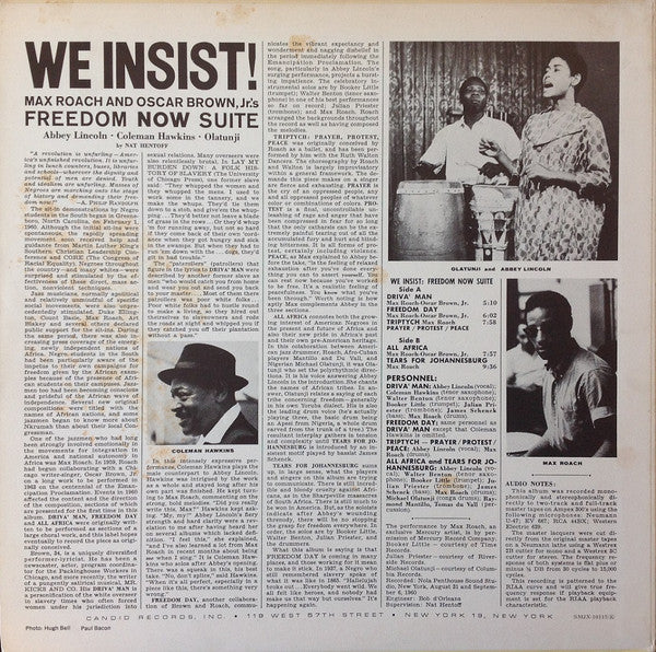Max Roach - We Insist! Max Roach's Freedom Now Suite = ウイ・インシスト! (V...