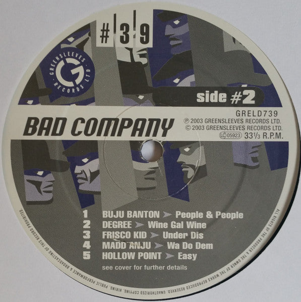 Various - Bad Company (2xVinyl, LP, Compilation) Very Good Plus (VG+) / Very Good Plus (VG+)
