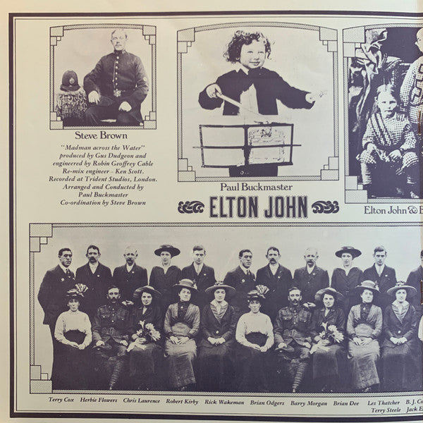 Elton John - Madman Across The Water (Vinyl, LP, Album, Stereo)