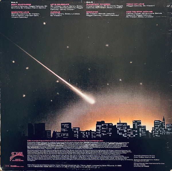 Midnight Star - Planetary Invasion (Vinyl, LP, Album) Near Mint (NM or M-) / Very Good Plus (VG+)