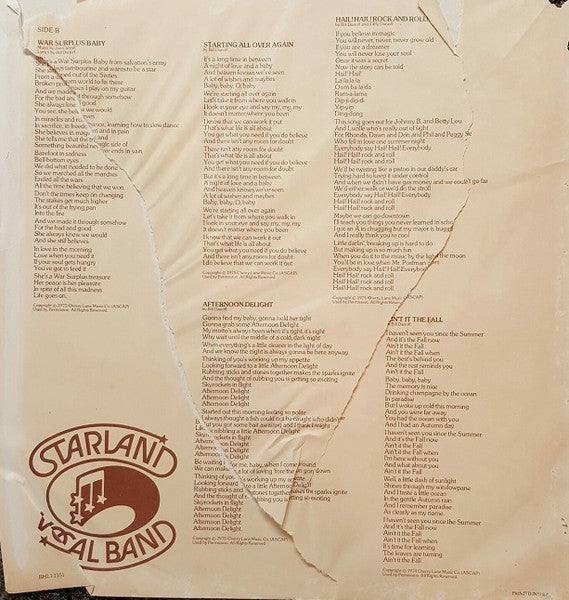 Starland Vocal Band - Starland Vocal Band (Vinyl, LP, Album) Very Good (VG) / Very Good (VG)