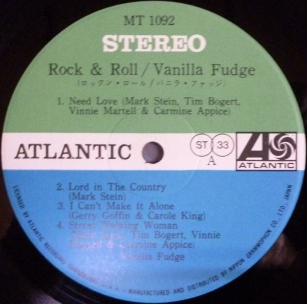 Vanilla Fudge - Rock & Roll (Vinyl, LP, Album, Stereo)