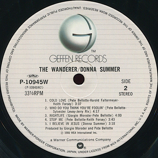Donna Summer - The Wanderer (Vinyl, LP, Album)