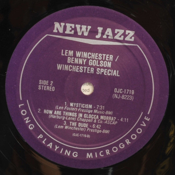 Lem Winchester - Winchester Special (Vinyl, LP, Album, Stereo, Reissue, Remastered, Limited Edition) Near Mint (NM or M-) / Near Mint (NM or M-)