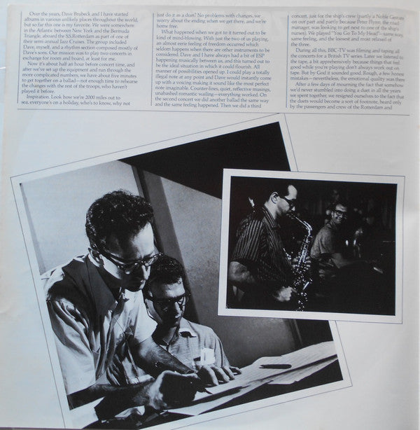 Dave Brubeck - 1975: The Duets (Vinyl, LP, Album, Reissue, Stereo) Very Good Plus (VG+) / Very Good (VG)