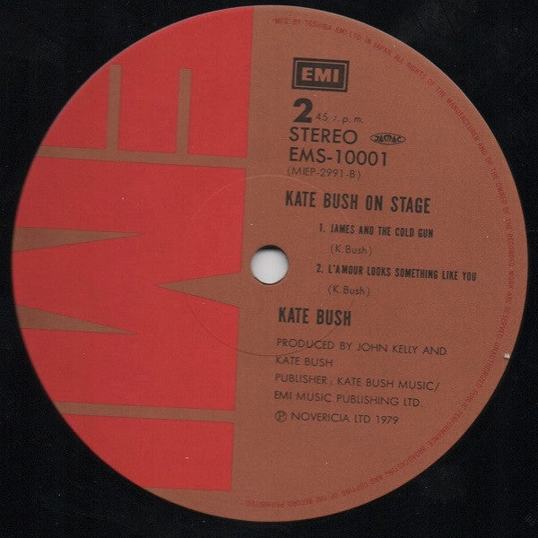 Kate Bush - On Stage (Vinyl, 12", 45 RPM, Stereo)