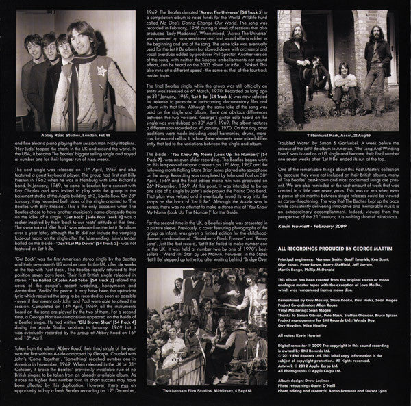 The Beatles - Past Masters (2xVinyl, LP, Compilation, Reissue, Remastered, Stereo, Mono) Near Mint (NM or M-) / Near Mint (NM or M-)
