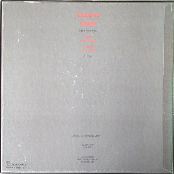 Keith Jarrett - Concerts (Vinyl, Box Set, LP, Album)