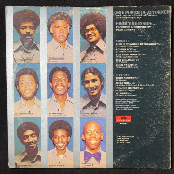 The Power Of Attorney - From The Inside... (Vinyl, LP, Album) Good Plus (G+) / Very Good (VG)