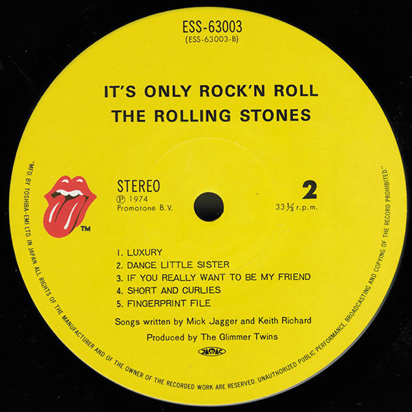 The Rolling Stones - It's Only Rock 'N Roll (Vinyl, LP, Album, Reis...