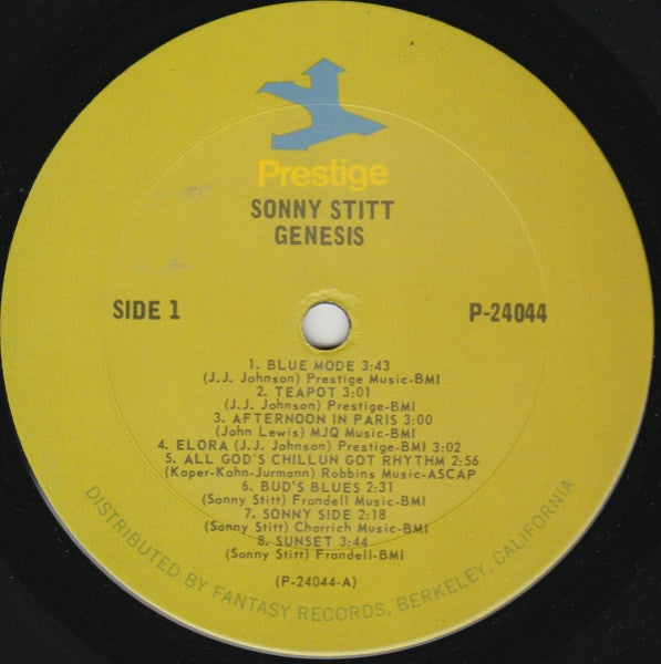 Sonny Stitt - Genesis (2xVinyl, LP, Compilation) Very Good (VG) / Very Good (VG)