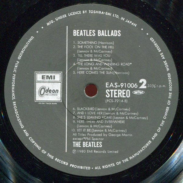 The Beatles - The Beatles Ballads (20 Original Tracks) (Vinyl, LP, ...