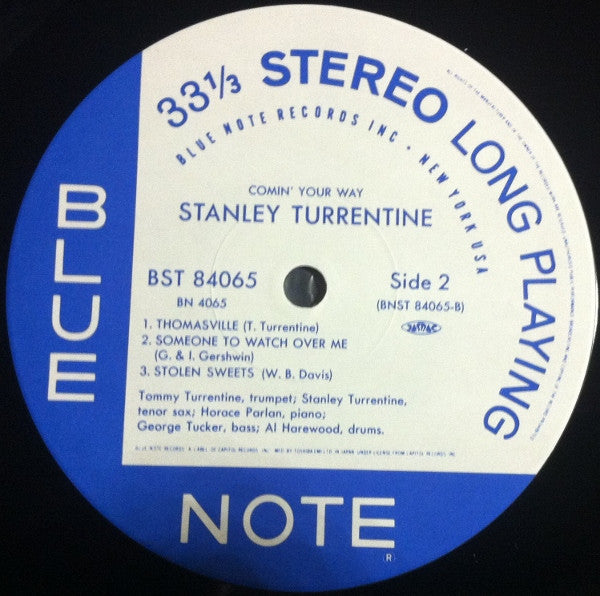 Stanley Turrentine - Comin' Your Way (Vinyl, LP, Album, Limited Edition, Reissue) Near Mint (NM or M-) / Near Mint (NM or M-)