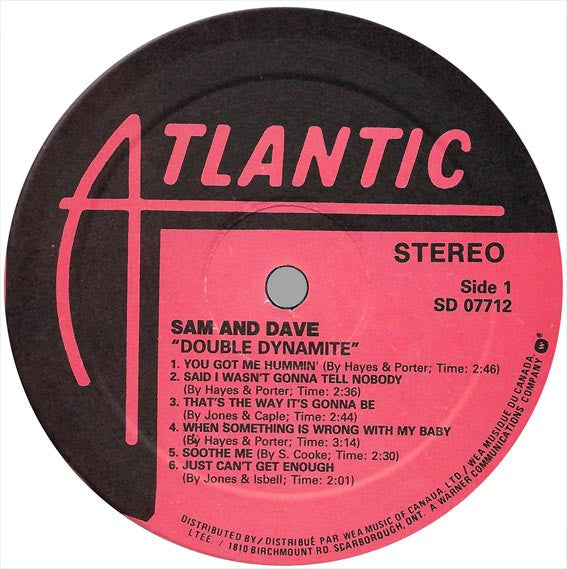 Sam & Dave - Double Dynamite (Vinyl, LP, Album, Reissue) Very Good Plus (VG+) / Very Good (VG)