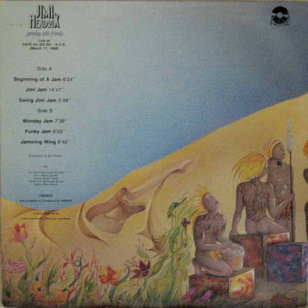 Jimi Hendrix - Jamming With Friends (Vinyl, LP, Unofficial Release) Very Good (VG) / Very Good Plus (VG+)