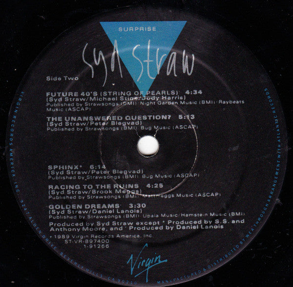 Syd Straw - Surprise (Vinyl, LP, Album, Stereo) Very Good Plus (VG+) / Very Good Plus (VG+)