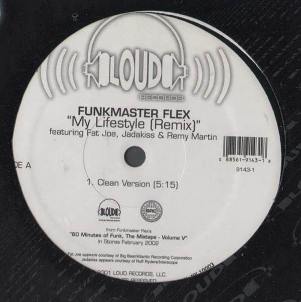 Funkmaster Flex - My Lifestyle (Remix) (Vinyl, 12", 33 ⅓ RPM) Very Good Plus (VG+) / Very Good (VG)