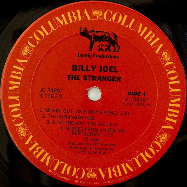 Billy Joel - The Stranger (Vinyl, LP, Album) Good Plus (G+) / Very Good (VG)