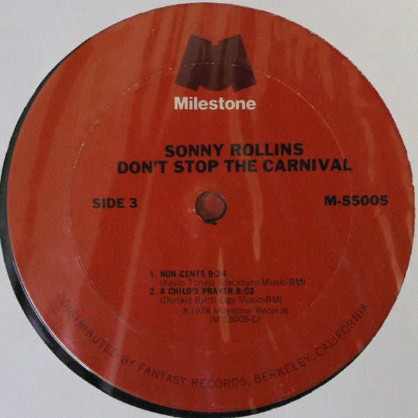 Sonny Rollins - Don't Stop The Carnival (2xVinyl, LP, Album) Very Good Plus (VG+) / Very Good Plus (VG+)