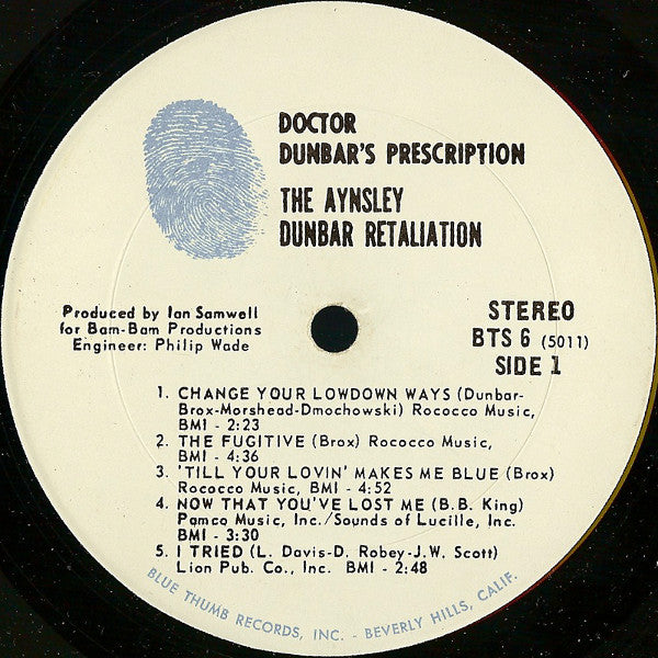 The Aynsley Dunbar Retaliation - Doctor Dunbar's Prescription (Vinyl, LP, Album) Very Good Plus (VG+) / Near Mint (NM or M-)