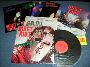 Quiet Riot - Live Riot (Vinyl, 12", EP) Very Good Plus (VG+) / Very Good Plus (VG+)