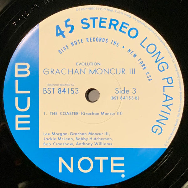 Grachan Moncur III - Evolution (2xVinyl, LP, 45 RPM, Album, Limited Edition, Numbered, Reissue, Remastered, Stereo) Very Good Plus (VG+) / Near Mint (NM or M-)