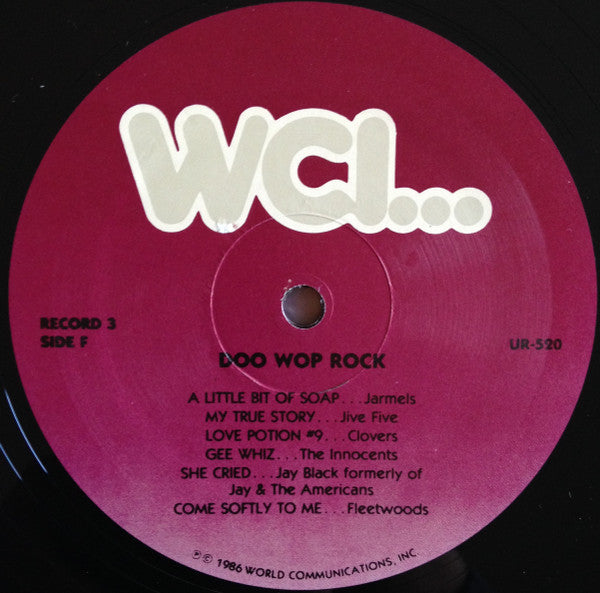 Various - Doo Wop Rock (3xVinyl, LP, Compilation) Very Good Plus (VG+) / Good Plus (G+)