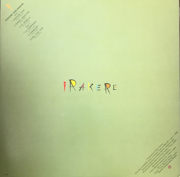 Irakere - Chekeré Son (Vinyl, LP, Album) Very Good Plus (VG+) / Very Good Plus (VG+)