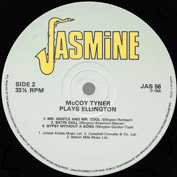 McCoy Tyner - McCoy Tyner Plays Ellington (Vinyl, LP, Album, Reissue, Stereo) Very Good Plus (VG+) / Very Good Plus (VG+)