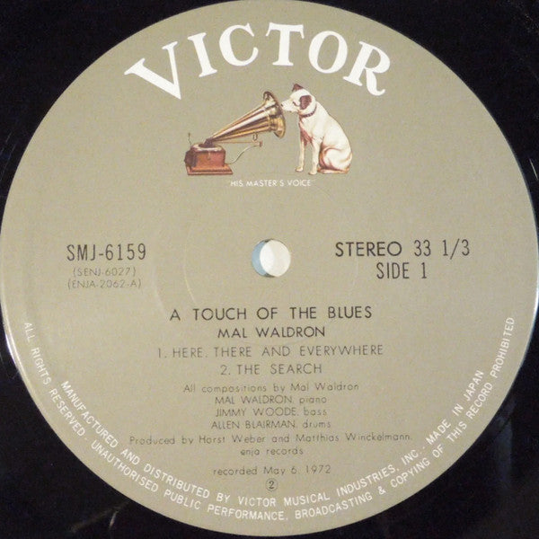 Mal Waldron - A Touch Of The Blues (Vinyl, LP, Album, Stereo) Good Plus (G+) / Very Good (VG)