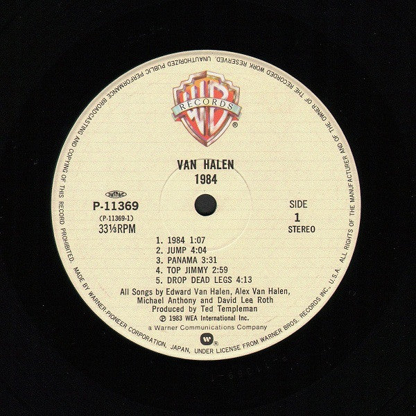 Van Halen - 1984 (Vinyl, LP, Album, Stereo)