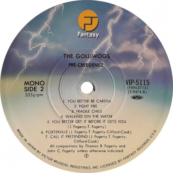 The Golliwogs - Pre-Creedence (Vinyl, LP, Compilation) Very Good Plus (VG+) / Very Good Plus (VG+)