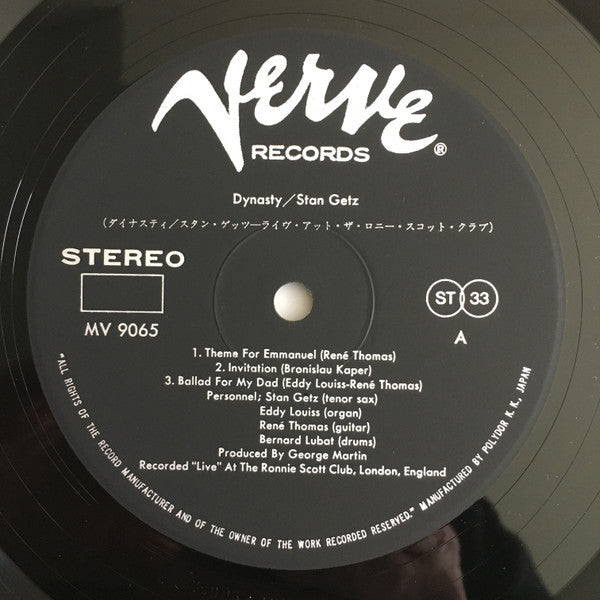 Stan Getz - Dynasty (2xVinyl, LP, Album) Good Plus (G+) / Good Plus (G+)