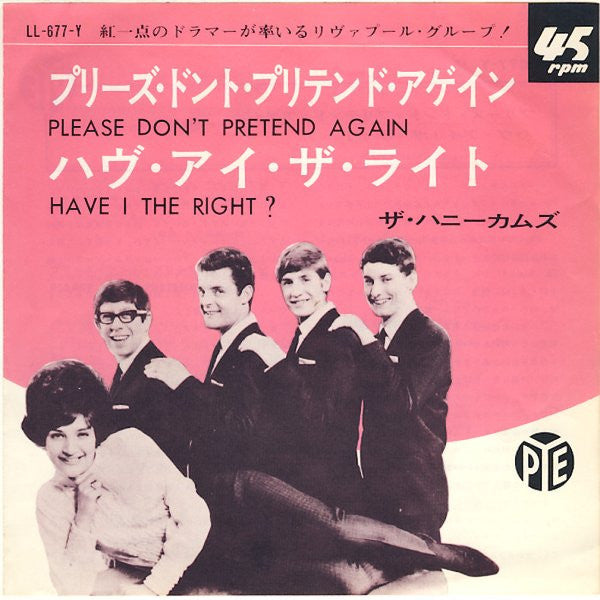 The Honeycombs - Please Don't Pretend Again / Have I The Right? (Vinyl, 7", 45 RPM, Single) Very Good (VG) / Very Good Plus (VG+)