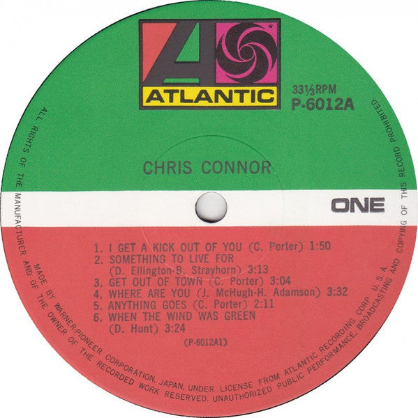 Chris Connor - Chris Connor (Vinyl, LP, Album, Reissue, Stereo)