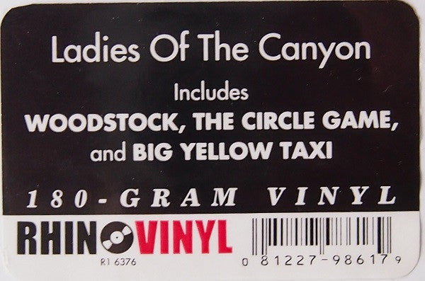 Joni Mitchell - Ladies Of The Canyon (Vinyl, LP, Album, Reissue, Remastered) Mint (M) / Mint (M)